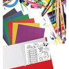 Better Office Products 2 Pocket Paper Folders Portfolio, Letter Size, Assorted Primary Colors, 100PK 80100-stickerless